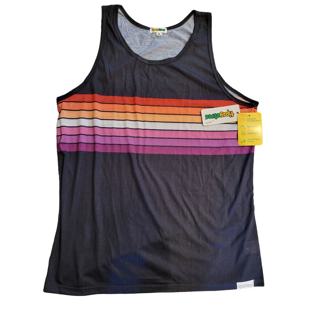 Lesbian Pride Flag Tank Top Medium